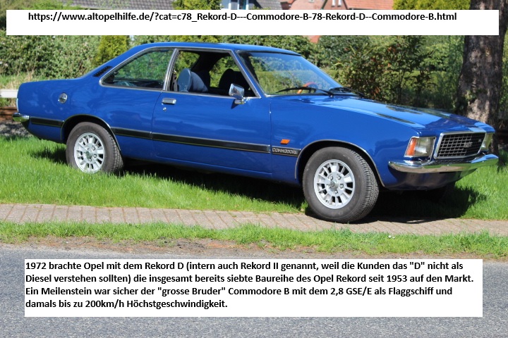 Rekord D / Commodore B category icon/image